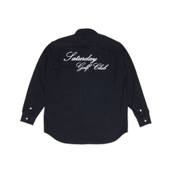 EMBROIDERY SHIRT (NAVY)