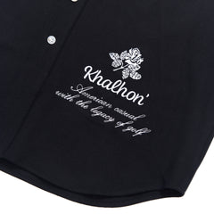 EMBROIDERY SHIRT (NAVY)