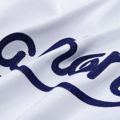 CHAIN STITCH T SHIRTS (WHITE)