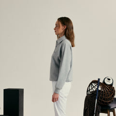 W _ (Gray)19th Hole Polo Sweatshirt(532700212)
