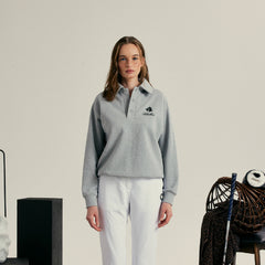 W _ (Gray)19th Hole Polo Sweatshirt(532700212)