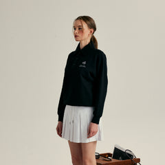 W _ (Black)19th Hole Polo Sweatshirt(532700299)