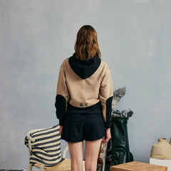 W _ (Black)Oversize Racing Hoodie(2700199)