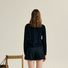 W _ (Black)Prepcode Knit Polo(532800199)