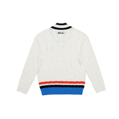 M _ (White)Prep Line V-Neck Knit(532800302)