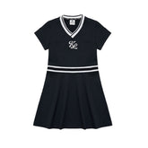 W _ (Black)Ace Line V-Dress(534000199)