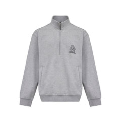 W _ (GRAY) Urban Club Half-Zip Sweat (6127003)