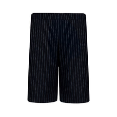 M _ (NAVY)Linen Stripe Club Shorts (6131003)