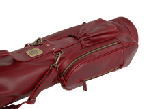 (BURGUNDY) GOLDEN SOUL GOLF X KHALHON' GOLF BAG