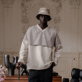 (LIGHT BEIGE) V-NECK SPORTY PULLOVER _ 512700112