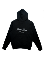 LETTERING HOODIE (BLACK)