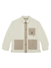 ハーフジップアップニットトップ_M