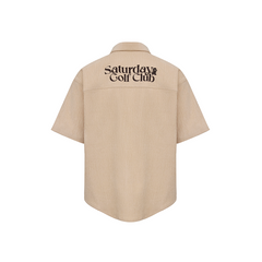 W _ (BEIGE) SGC Corduroy Stretch Shirt (6120001)