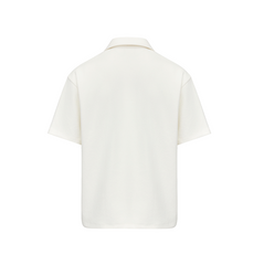 W _ (WHITE) Needle Emblem Soft PIQUÉ Polo (6125004)