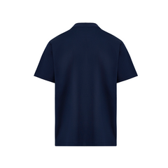 M _ (NAVY) Hibiscus Pocket Tee (6126001)