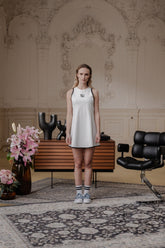 (OFF WHITE) SLEEVELESS GOLF DRESS _ 514000202