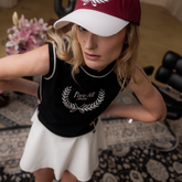 (BLACK) KHALHON x FORE.ALL WOMAN'S SLEEVELESS SWEATER _ 512800102