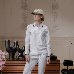 W _ (WHITE) PERFORMANCE_LS POLO _ 512500202