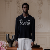 (DARK NAVY) KAHLHON x VIBECADDY "Saturday Golf Club" KNIT _512800358