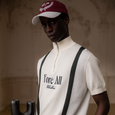 (CREAM) KHALHON' x FORE.ALL SHORT-SLEEVE KNIT PULLOVER _ 512800208