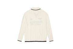W _ (CREAM) KAHLHON x VIBECADDY "Saturday Golf Club" KNIT _512800302
