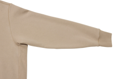 W_ (BEIGE) HALF-MOCK PULLOVER _ 512700311