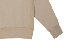 W_ (BEIGE) HALF-MOCK PULLOVER _ 512700311