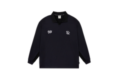 W_ (NAVY) KHALHON' CONTRAST COLLAR PULLOVER _ 512700256