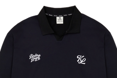(NAVY) KHALHON' CONTRAST COLLAR PULLOVER _ 512700256