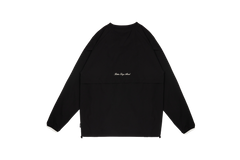 W_ (BLACK) V-NECK SPORTY PULLOVER _ 512700199