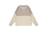 W_ (LIGHT BEIGE)V-NECK SPORTY PULLOVER _ 512700112