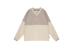 W_ (LIGHT BEIGE)V-NECK SPORTY PULLOVER _ 512700112
