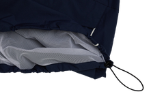 W_ (NAVY) COLOR-BLOCK HALF-ZIP WINDBREAKER _ 511100556