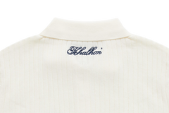 W_ (CREAM) KHALHON' LEGACY KNIT POLO _ 512800505