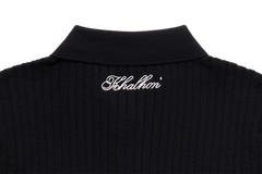 W_ (BLACK) KHALHON' LEGACY KNIT POLO _ 512800599