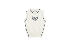 (OFF WHITE) KHALHON x FORE.ALL WOMAN'S SLEEVELESS SWEATER _ 512800199