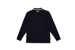 W _ (NAVY) PERFORMANCE_LS POLO _ 512500256