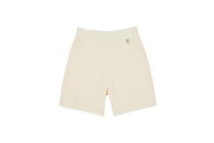 W_ (CREAM) KHALHON' PRINSTRIPE KNIT SHORTS _ 512800602