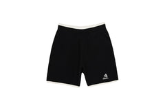 W_ (BLACK) KHALHON' PRINSTRIPE KNIT SHORTS _ 512800699