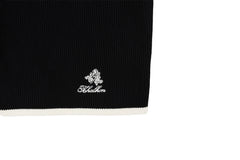 (BLACK) KHALHON' PRINSTRIPE KNIT SHORTS _ 512800699
