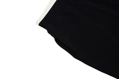 W_ (BLACK) KHALHON' PRINSTRIPE KNIT SHORTS _ 512800699