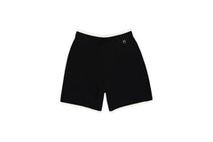 W_ (BLACK) KHALHON' PRINSTRIPE KNIT SHORTS _ 512800699