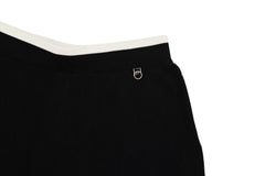 W_ (BLACK) KHALHON' PRINSTRIPE KNIT SHORTS _ 512800699