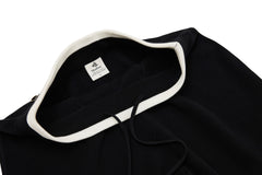 W_ (BLACK) KHALHON' PRINSTRIPE KNIT SHORTS _ 512800699