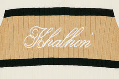 W _ (CREAM) KHALHON REGENT KNIT POLO _ 512800456