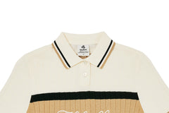 W _ (CREAM) KHALHON REGENT KNIT POLO _ 512800456