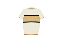 W _ (CREAM) KHALHON REGENT KNIT POLO _ 512800456