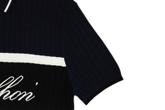 (DARK NAVY) KHALHON REGENT KNIT POLO _ 512800456