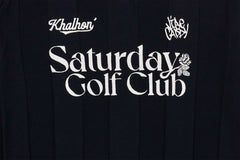 W _ (DARK NAVY) KAHLHON x VIBECADDY "Saturday Golf Club" KNIT _ 512800358