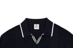 W _ (DARK NAVY) KAHLHON x VIBECADDY "Saturday Golf Club" KNIT _ 512800358